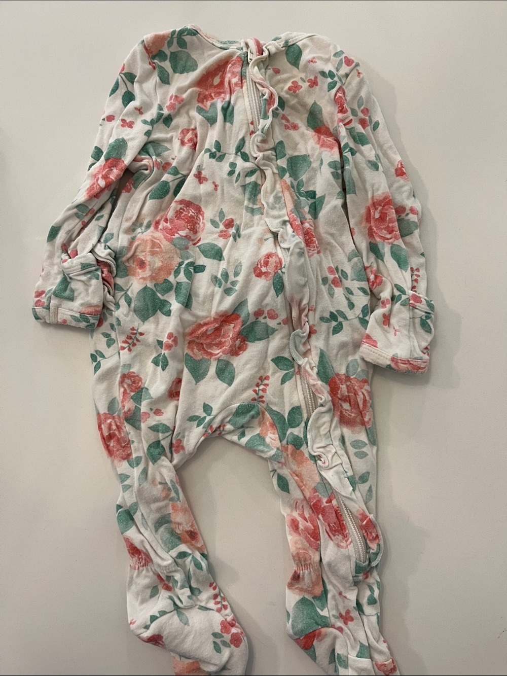 Angel Dear 3-6 month Zip Front Baby Footed Sleeper